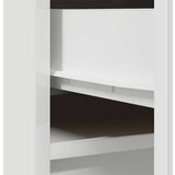 vidaXL Visoka omara bel 37,5x35x180 cm inženirski les | Shoptok.si