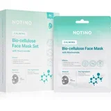Calming Bio-Cellulose Face Mask with Niacinamide set mask iz platna s pomirjajočim učinkom