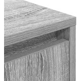 vidaXL Nočna omarica z LED svetili Grey Sonoma 38x34x50 cm | Shoptok.si