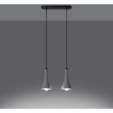  Sollux SL.1224 - Luster na sajli REA 2xE14/12W/230V beton | Eponuda.com
