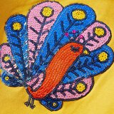  Dječja topla majica tamna oker boja 140 | shoptok.hr
