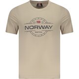 Norway 1963 MEN&#39;S SHORT SLEEVE T-SHIRT BEIGE Cene