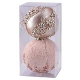  Icy lux novogodišnja kugla set zlatno-roze 12cm miks 2k ( 780306 ) Cene