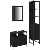  Set namještaja za kupaonicu 3 kom. Crni hrast | shoptok.hr