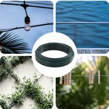 vidaXL Žica za vezivanje ograde Zelena 25 m Čelik prekriven PVC-om | shoptok.hr