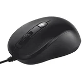 Miška MU101C, USB, žična, črna