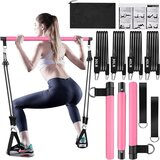 INF Komplet palice za pilates z elastičnimi trakovi - vadba za celo telo doma, (21783942) | Shoptok.si