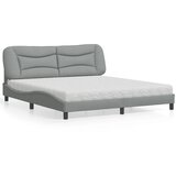  Krevet s madracem Hvar svjetlosivi 180x200 cm od tkanine | shoptok.hr