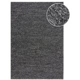 Flair Rugs Temno siva ročno tkana preproga iz mešanice volne 200x290 cm Minerals – | Shoptok.si
