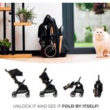 Kinderkraft dječja kolica apino™ raven black | shoptok.hr