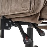 MID.YOU PISARNIŠKI STOL kovina, umetna masa, tekstil siva, črna | Shoptok.si