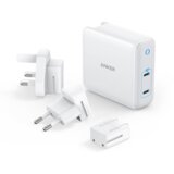 Anker polnilec powerport iii 2-Port 60W z nastavki eu, us in uk A2629H21 | Shoptok.si