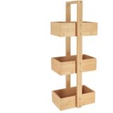 Tendance STALAK 3 POLICE 25X18X66CM, BAMBUS/MDF Slike