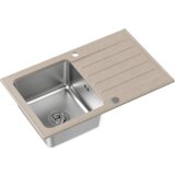 Quadron sudoper KENNETH 111 riječni pijesak/čelik | shoptok.hr