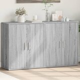  Komoda 2 kom siva boja hrasta 60x31x70cm od konstruiranog drva Cijene