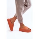 Boto Women's Slides on Thick Sole Orange Oreithano | Shoptok.si