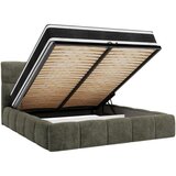 MID.YOU OBLAZINJENA POSTELJA 160 cm x 200 cm , les, tekstil, leseni material siva | Shoptok.si