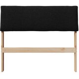  Tapecirani uzglavlje Crna 100 cm Čvrsto borovo drvo | shoptok.hr