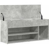  Klupa za cipele boja betona 102x30,5x45 cm konstruirano drvo | Eponuda.ba