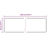 Traka za tepih MARSA Sivi 50 x 350 cm Poliester i PVC | shoptok.hr