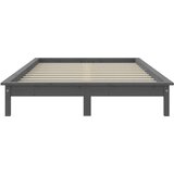  Okvir za krevet sivi 120x190 cm masivna borovina mali bračni | Eponuda.com