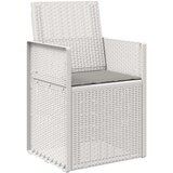  Vrtne stolice za blagovanje 2 pcs Bijela i svjetlosiva PP | shoptok.hr
