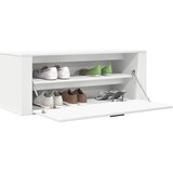 Ormarić za cipele bijeli 100 x 35 x 38 cm od konstruiranog drva | shoptok.hr