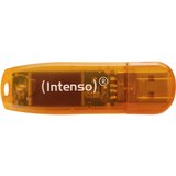 Intenso 64GB Rainbow Line USB 2.0 spominski ključek - Oranžen Cene
