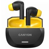 Canyon headset hexagon 7 tws anc+enc wireless charge black yellow Cene