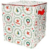 Rex London Škatla za shranjevanje oblačil iz reciklirane plastike 32x32x35 cm Classic Christmas – | Shoptok.si