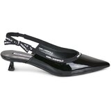 Karl Lagerfeld Salonarji PASHA Ribbon Sling Črna | Shoptok.si