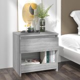 vidaXL Nočna omarica siva sonoma 40x30x39 cm konstruiran les Cene