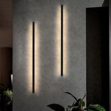 Nettlife 2 LED stenska svetilka moderna notranja 100CM 34W hodnik gor dol toplo bela črna, (22136412) | Shoptok.si