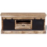 TV Ormarić s 2 Klizna Vrata Masivno Mango Drvo 110x30x45 cm | Eponuda.com