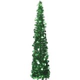 vidaXL Zložljiva umetna novoletna jelka zelena 150 cm PET, (20670644) | Shoptok.si