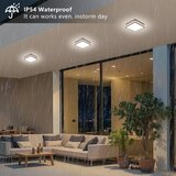 Brilagi -LED Spoljašnje plafonsko svetlo BENE LED/18W/230V 21,5x21,5 cm braon IP54 | Eponuda.com
