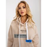 ex moda Sweatshirt-EM-BL-718.39P-beige | shoptok.hr