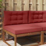  Zunanja blazina za kavč 2 pcs vinsko rdeča Poliester, (5000202359) | Shoptok.si