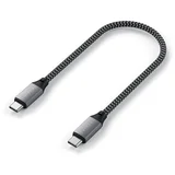 ST-TCC10M Kratek kabel USB-C na USB-C - 25 cm - vesoljsko siv
