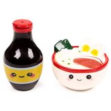 Keramički set za sol i papar Puckator Foodiemals Nori ramen SP110 | shoptok.hr