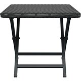  stol crni 45 x 35 x 32 cm od poliratana | shoptok.hr