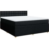  Krevet s oprugama i madracem crni 180x200 cm od tkanine | shoptok.hr
