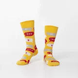 FASARDI Yellow men's socks in the message