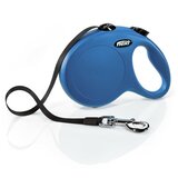 Flexi povodec Classic S, trak - 5 m (različne barve) modra | Shoptok.si