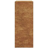 vidaXL stojalo za drva 60x40x100 cm korten jeklo | Shoptok.si