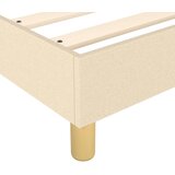  Krevet s oprugama i madracem krem 90 x 190 cm od tkanine | shoptok.hr