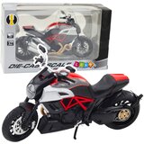Metalni motor za igru sa zvučnim i svjetlosnim efektima 1:12 - crveno/bijelo/crni | shoptok.hr