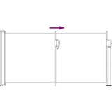  Retraktabilna bočna tende Antracit 300 x 100 cm Poliester | Eponuda.ba