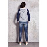 Infinite You Woman's Blouse M029 Navy Blue | shoptok.hr