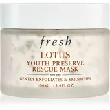Fresh Lotus Youth Preserve Rescue Mask eksfolijacijska maska protiv starenja 100 ml
